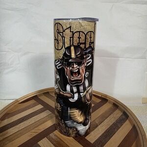 Pittsburgh Steelers Inspired 20 oz Stainless Steel Tumbler
